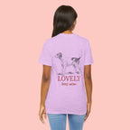 Lovely Dog Mom T-Shirt — Vintage Hunting Dog Illustration