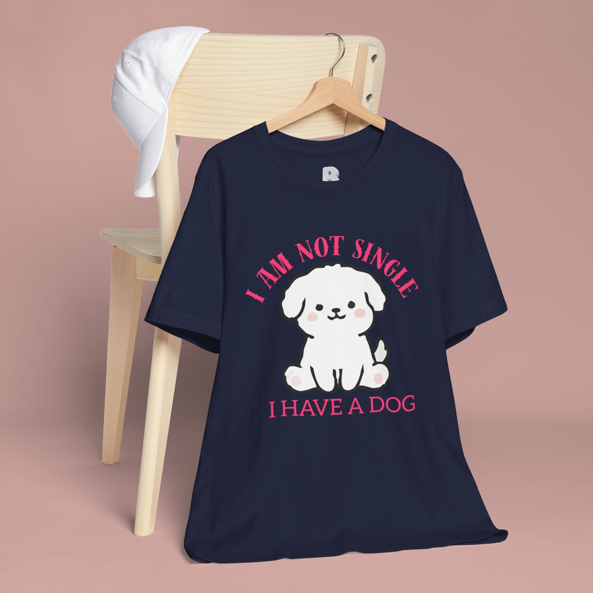 Dog Lover T-Shirt — “I Am Not Single I Have a Dog” Cute Puppy Tee