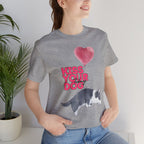 Kiss Your Dog T-Shirt — Cute Corgi with Heart Balloon Pet Lover Tee