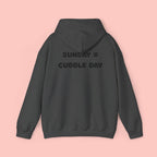 Cuddle Day Hoodie — “Sunday = Cuddle Day” Cozy Pullover