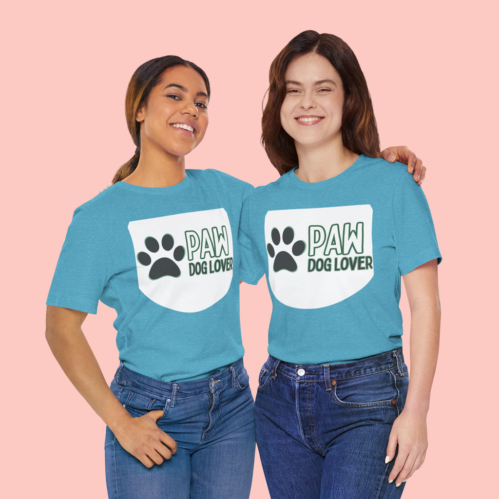 Paw Dog Lover T-Shirt — Cute Paw Print Tee for Dog Owners