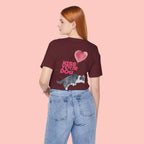 Kiss Your Dog Tee — Corgi Heart Balloon Graphic T-Shirt