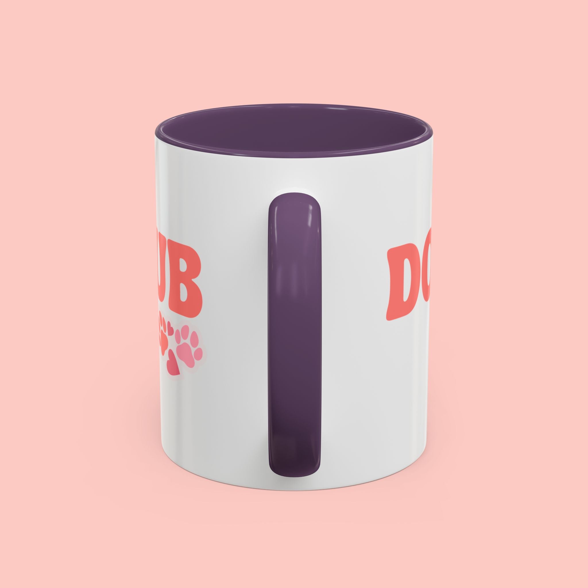 Mom Club Coffee Mug — Cute Paw Print Accent Mug for Dog Moms (11/15 oz)