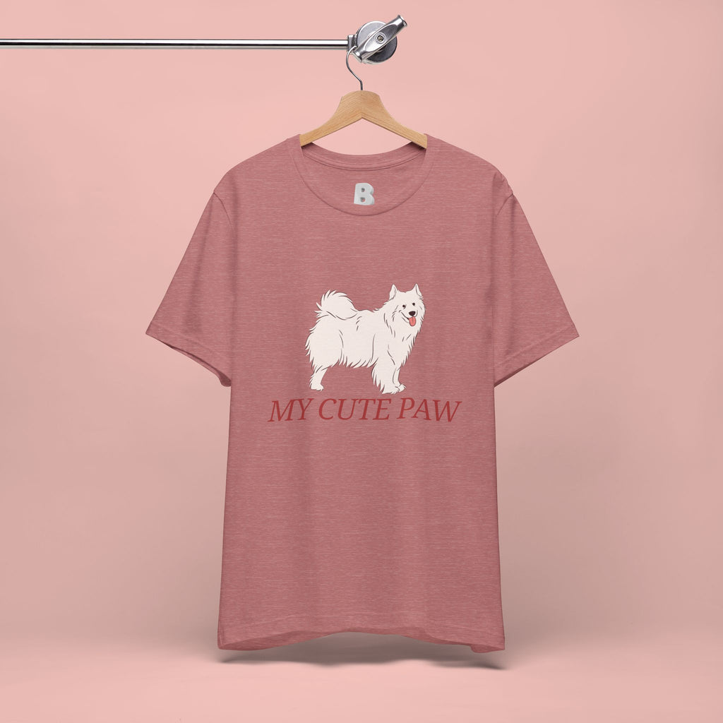 My Cute Paw Samoyed T‑Shirt — Cute Dog Graphic Tee for Pet Lovers