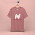 My Cute Paw Samoyed T‑Shirt — Cute Dog Graphic Tee for Pet Lovers