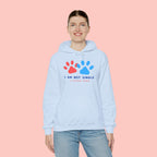 Dog Mom Hoodie – “I Am Not Single I Have Dog” Paw Print Hoodie
