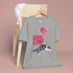 Kiss Your Dog T-Shirt — Cute Corgi with Heart Balloon Pet Lover Tee