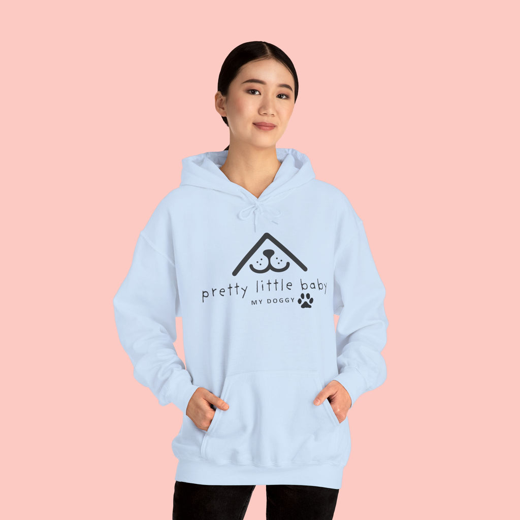 Pretty Little Baby Dog Hoodie – Cute Minimalist Paw Print Sweatshirt