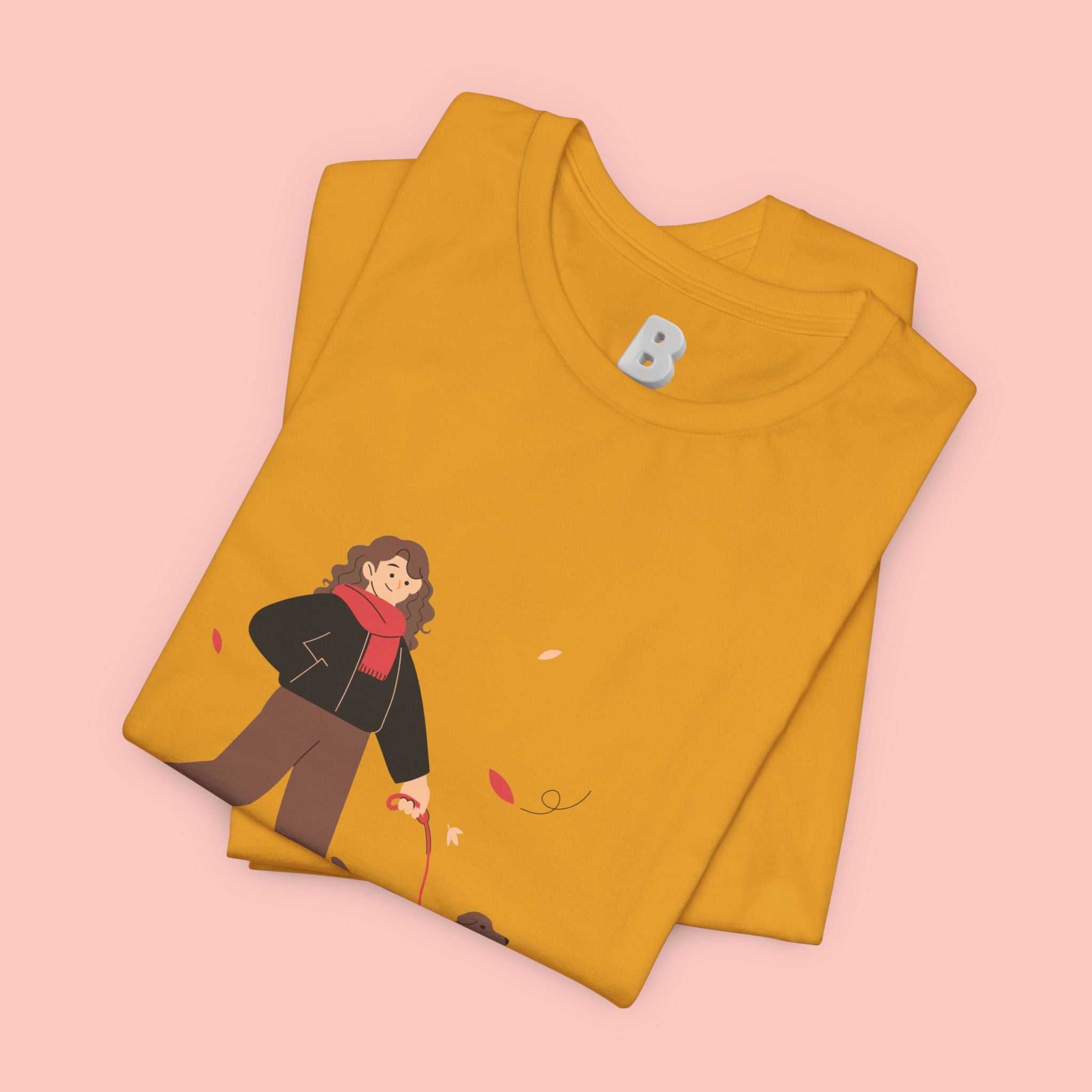 Walk With Your Dog Tee — Cute Dog Walking Graphic T-Shirt