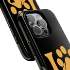 Phone Case — LOVE Paw Print Design (Pet Lover Protective Case)