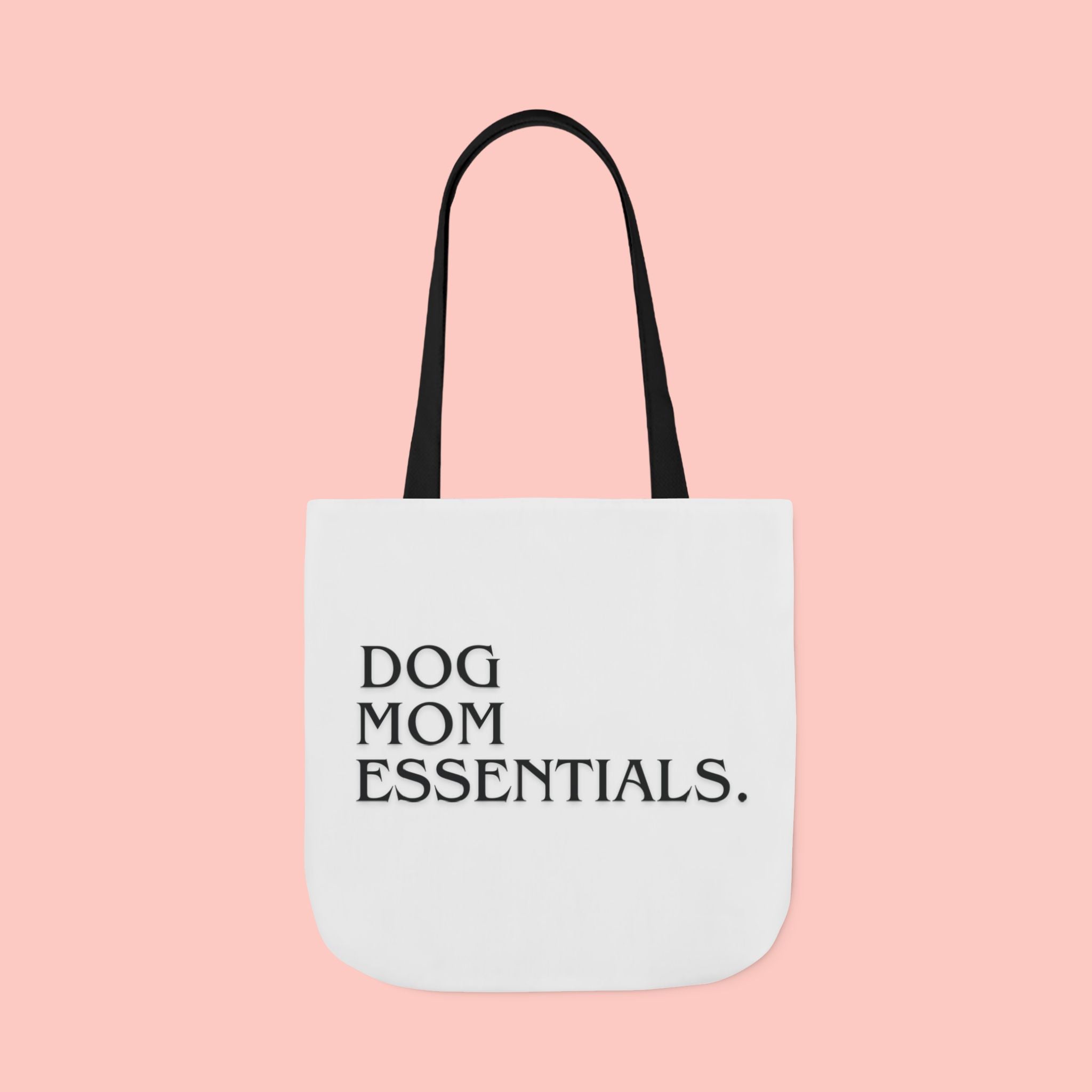 Dog Mom Essentials Canvas Tote — Funny Dog Mom Gift Tote Bag