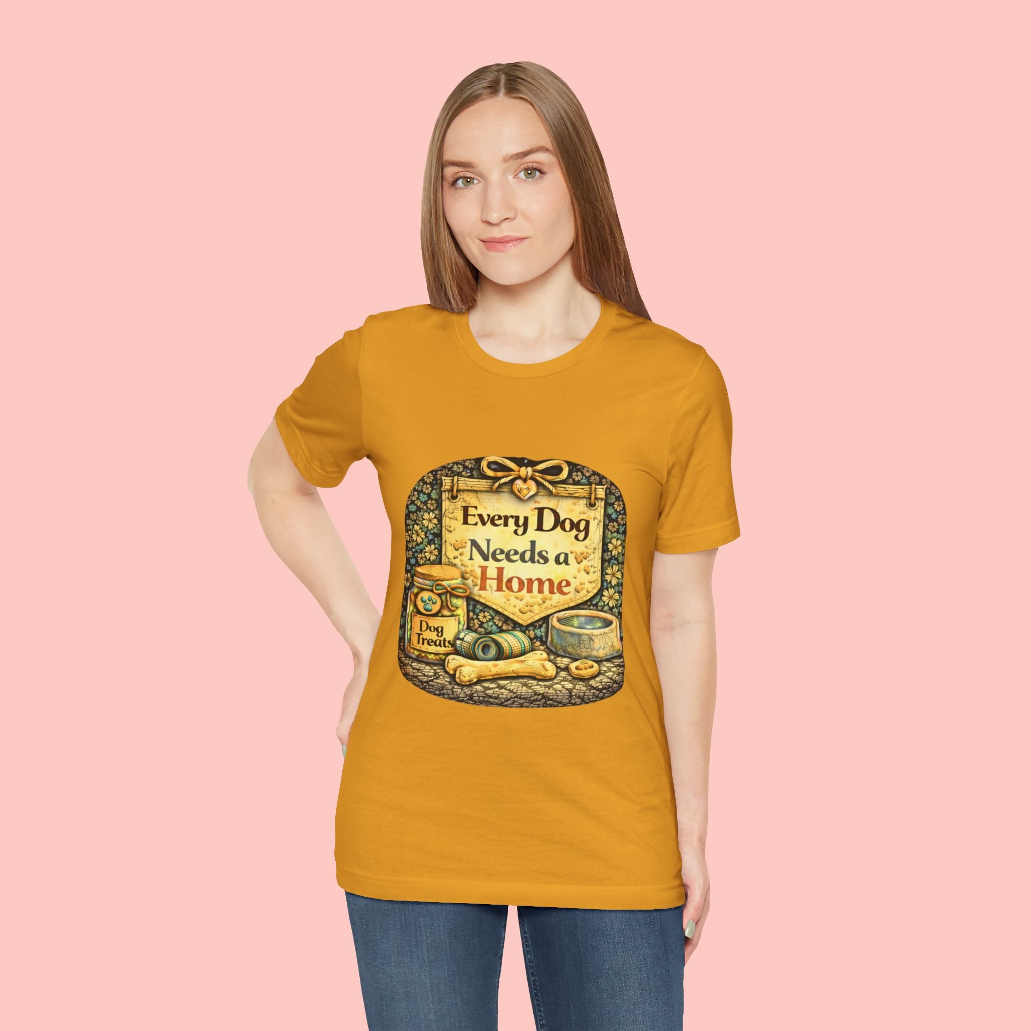 Dog Rescue Tee — "Every Dog Needs a Home" Shelter Support T-Shirt