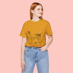 Lovely Dog Mom T-Shirt — Vintage Sketch Dog Graphic Tee