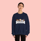 Dog Crewneck Sweatshirt — "United By Bones" Cute Puppy Graphic