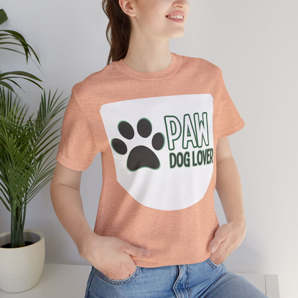 Paw Dog Lover T-Shirt — Cute Paw Print Tee for Dog Owners