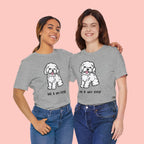 Me & My Dog T-Shirt — Cute Cartoon Puppy Tee for Dog Lovers