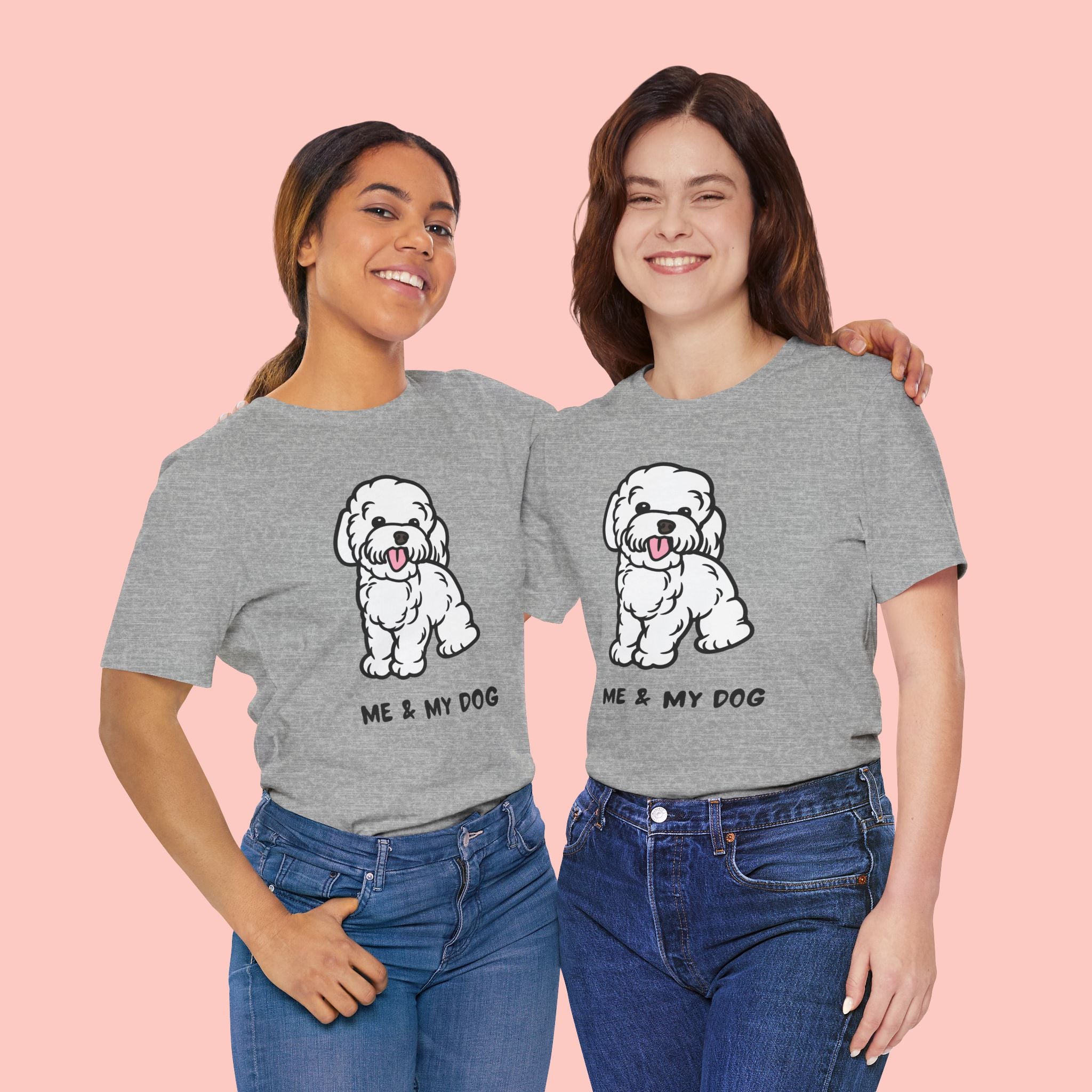 Me & My Dog T-Shirt — Cute Cartoon Puppy Tee for Dog Lovers