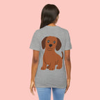 Dachshund Graphic Tee - Cute Brown Sausage Dog T-Shirt