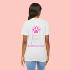 Blessed Dog Mom T-Shirt — Pink Paw Graphic Dog Lover Tee