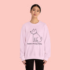 Mama's Hungry Baby Sweatshirt — Cute Minimal Dog Graphic Crewneck