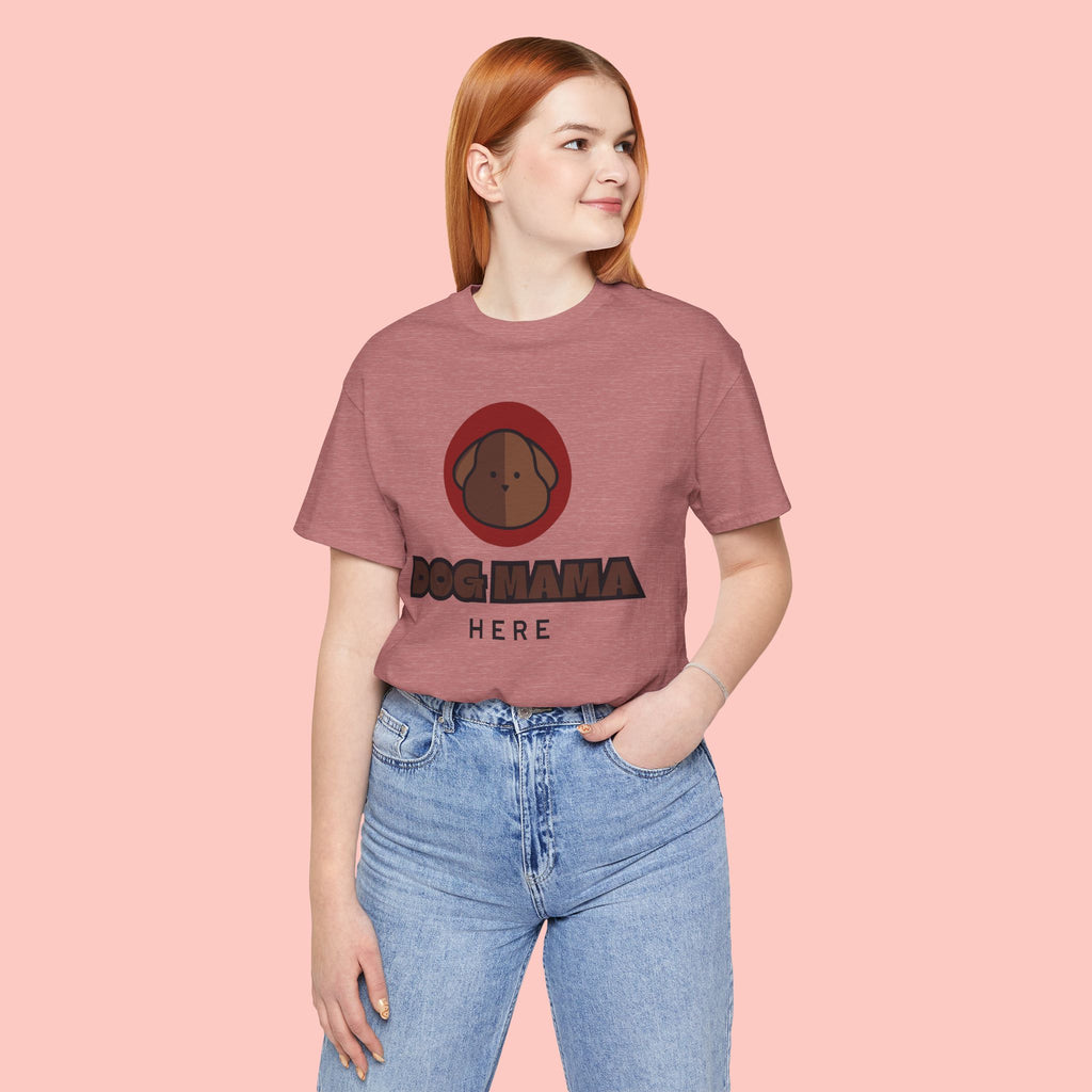 Dog Mama T-Shirt – Cute Brown Pup Graphic Tee