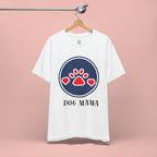 Dog Mama T-Shirt — Cute Paw & Heart Graphic Tee for Dog Lovers