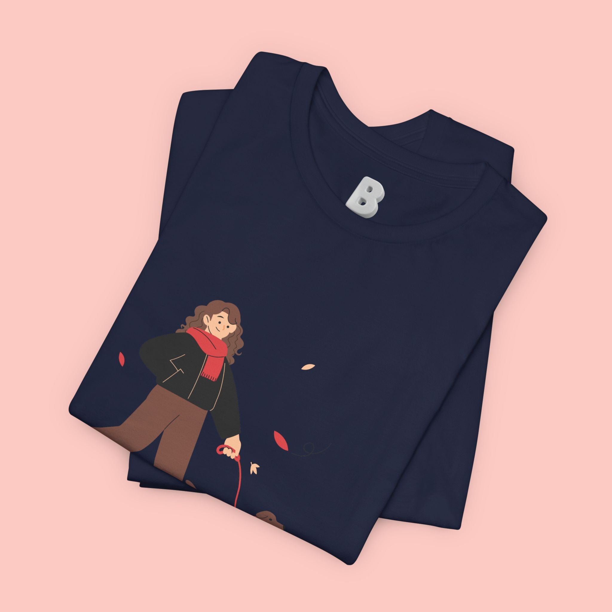 Walk With Your Dog Tee — Cute Dog Walking Graphic T-Shirt