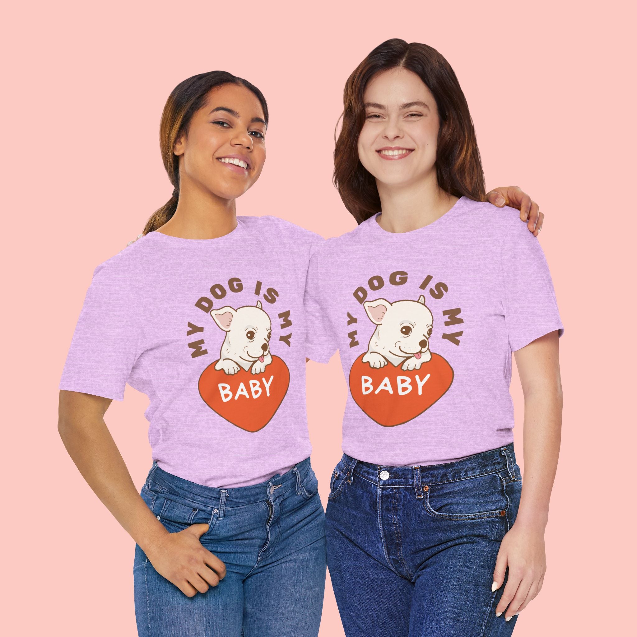My Dog Is My Baby T-Shirt — Cute Puppy Heart Tee for Dog Lovers