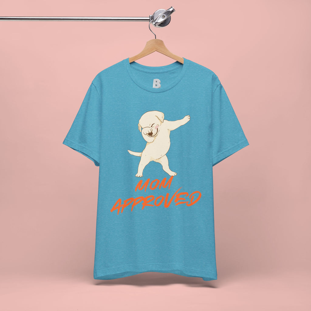 Mom Approved Tee — Dab Dog Graphic T‑Shirt