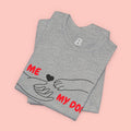T-Shirt — "Me  My Dog" Minimalist Paw & Hand Illustration