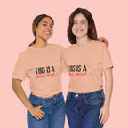 Dog Mom T-Shirt – "This Is A Dog Mom" Graphic Tee