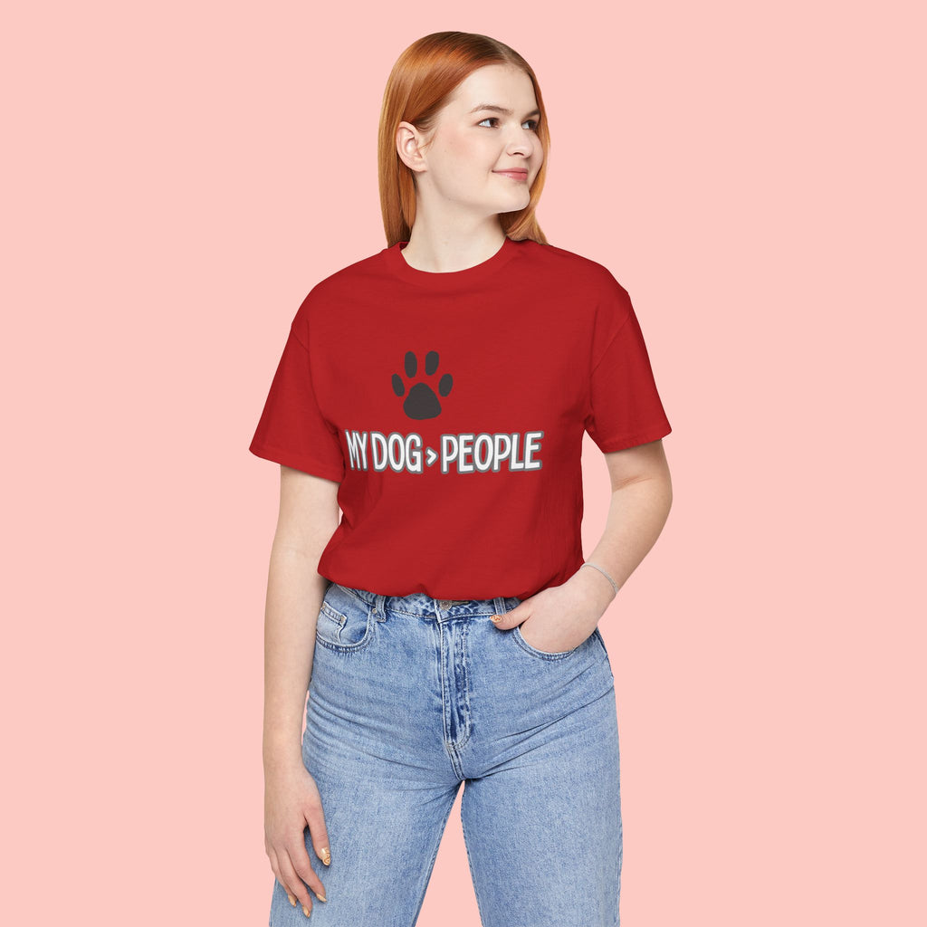 My Dog People T-Shirt — Dog Paw Graphic Tee for Dog Lovers
