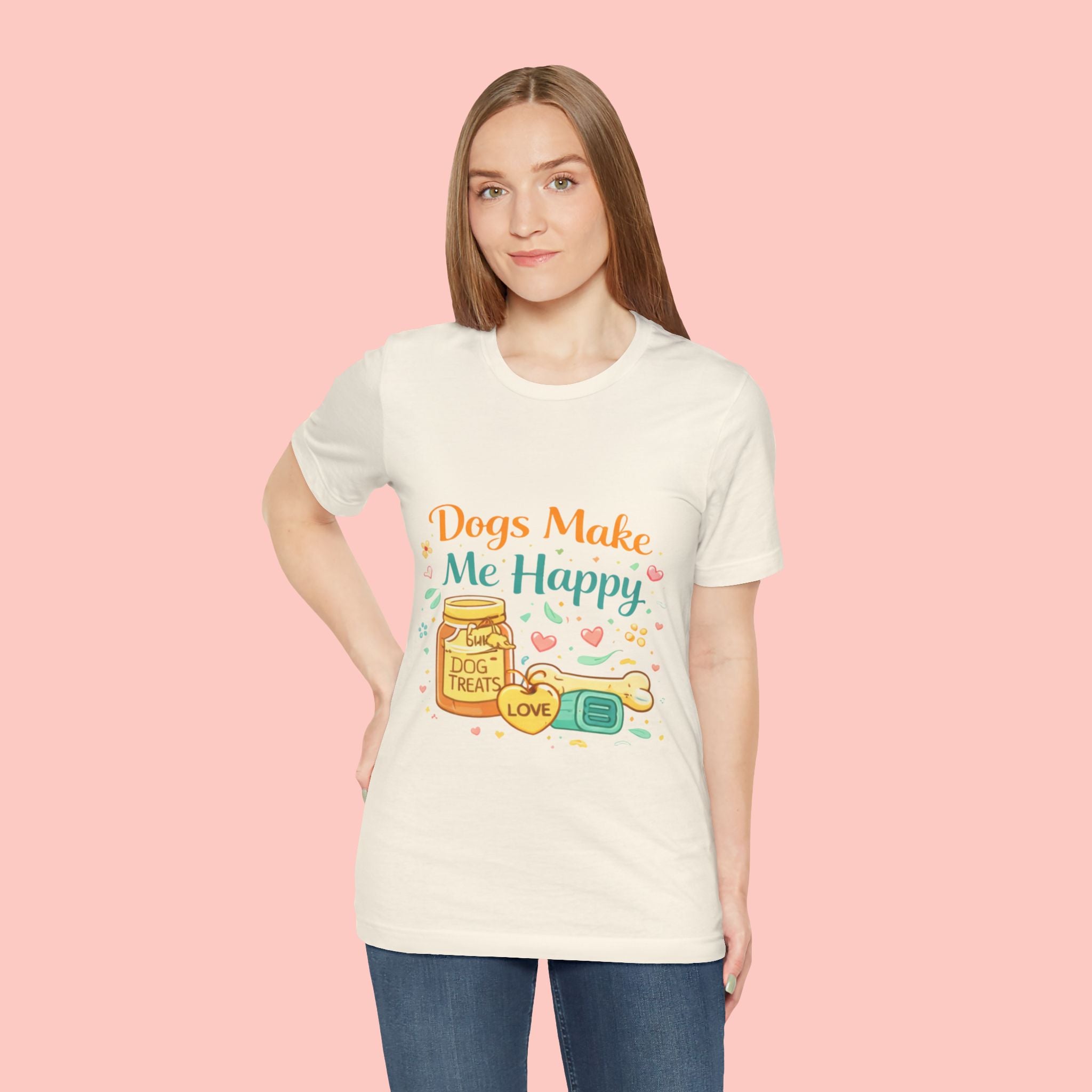 Dogs Make Me Happy T-Shirt