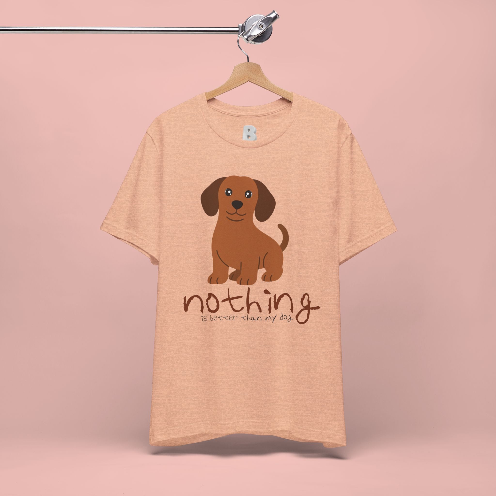 Dachshund Puppy Tee — "Nothing Better Than My Dog" Cute Dog Lover T-Shirt