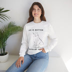 Dog Mom Sweatshirt – 'Dog Mom' Polaroid Graphic Crewneck