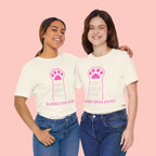 Blessed Dog Mom T-Shirt — Pink Paw Graphic Tee