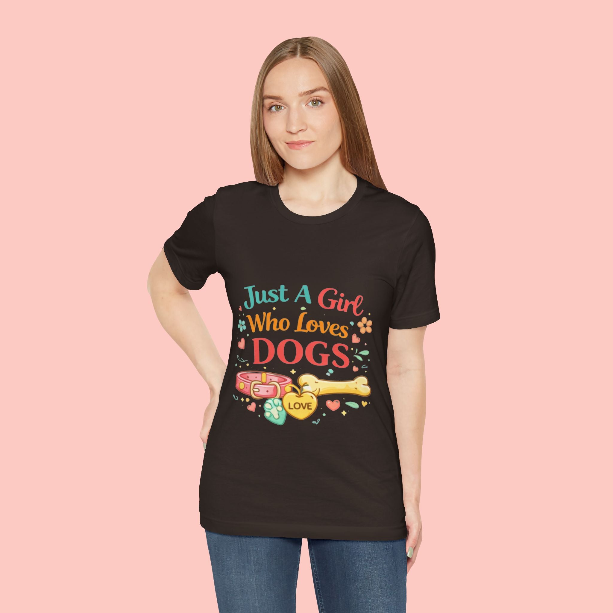 Just A Girl Who Loves Dogs T-Shirt