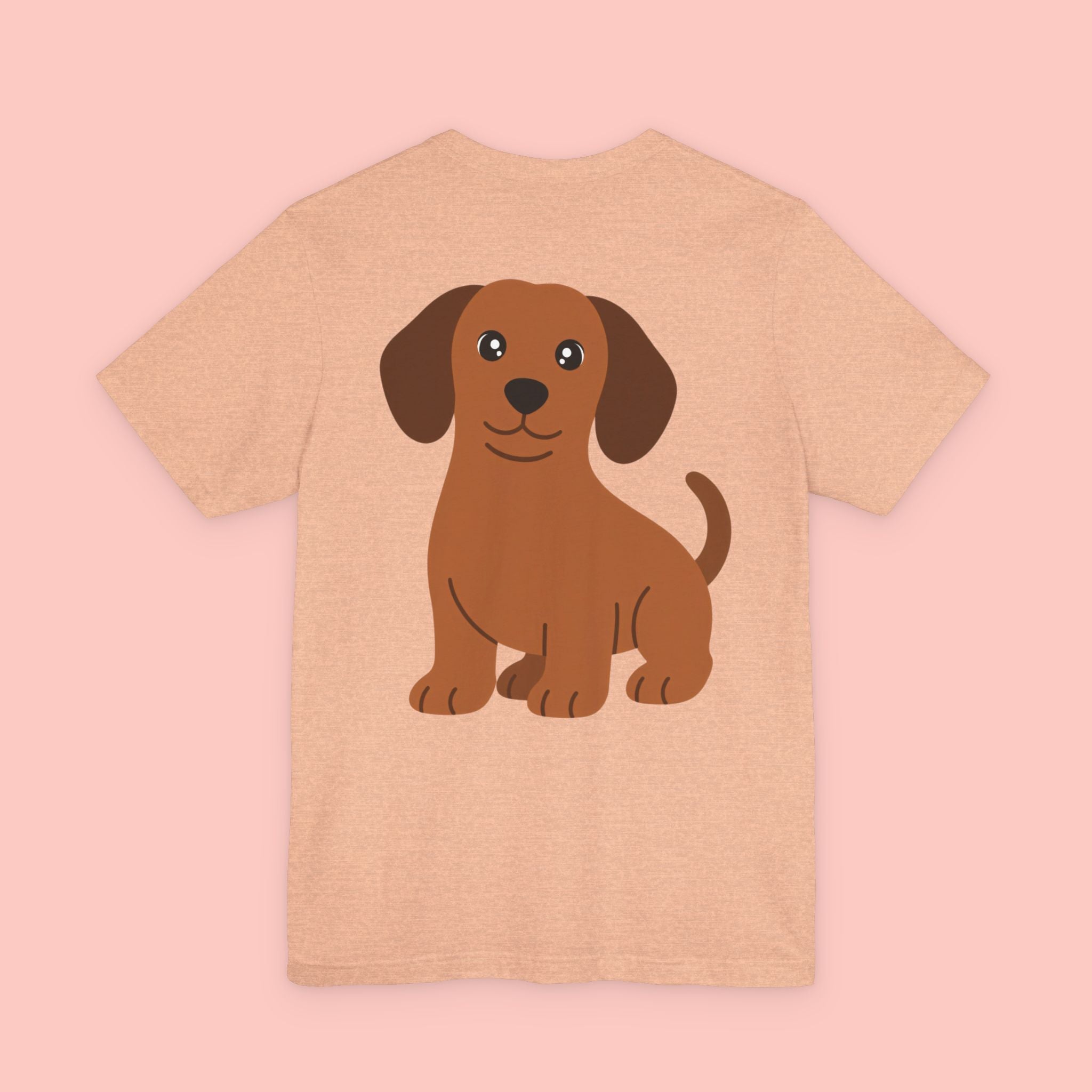 Dachshund Graphic Tee - Cute Brown Sausage Dog T-Shirt