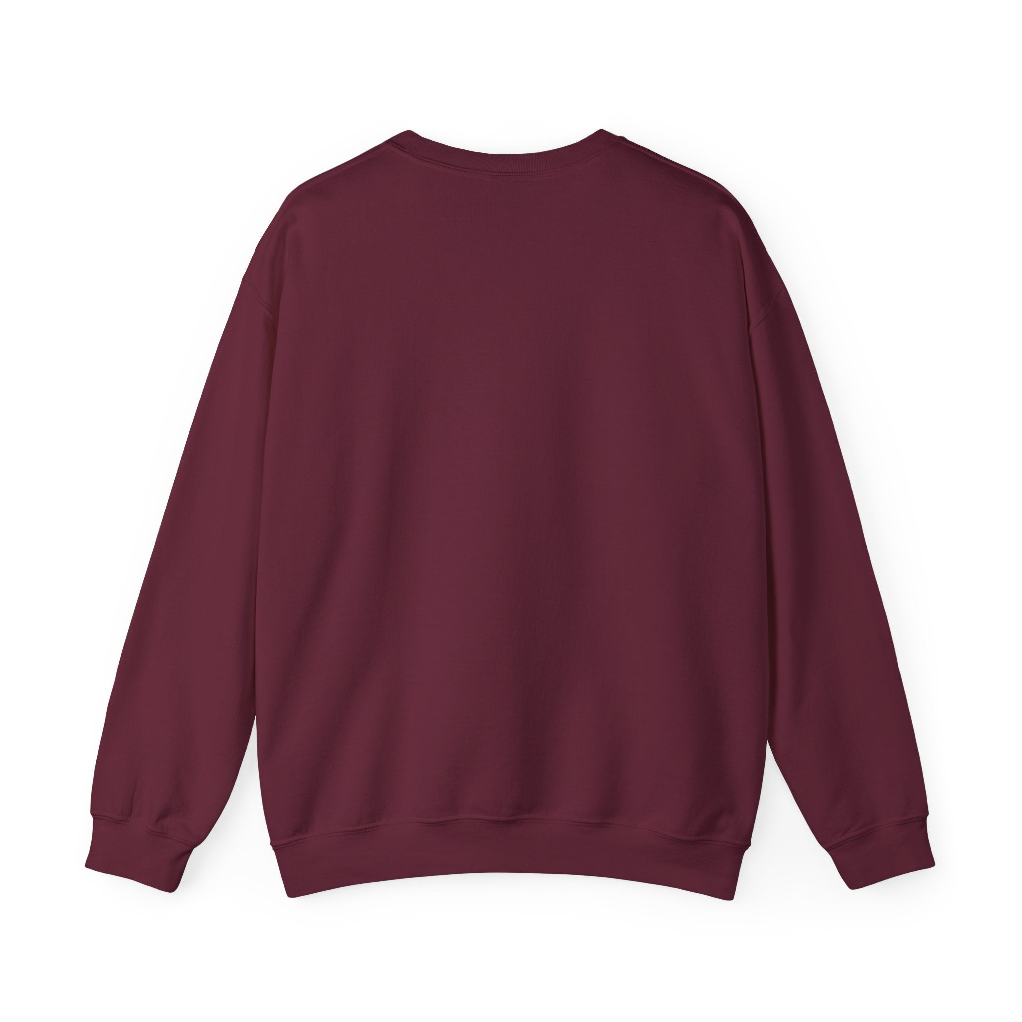 Dog Mom Crewneck Sweatshirt - Paw Print & Silhouette Graphic