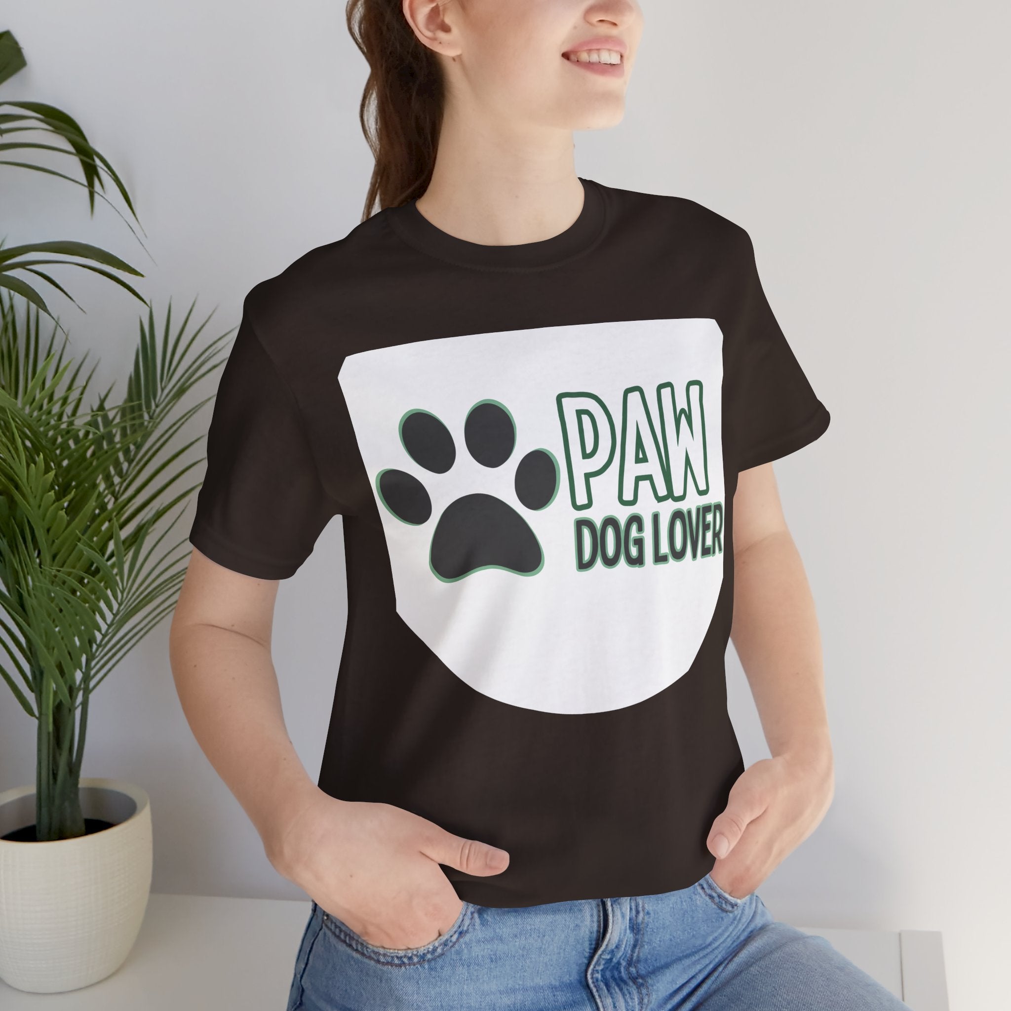 Paw Dog Lover T-Shirt — Cute Paw Print Tee for Dog Owners