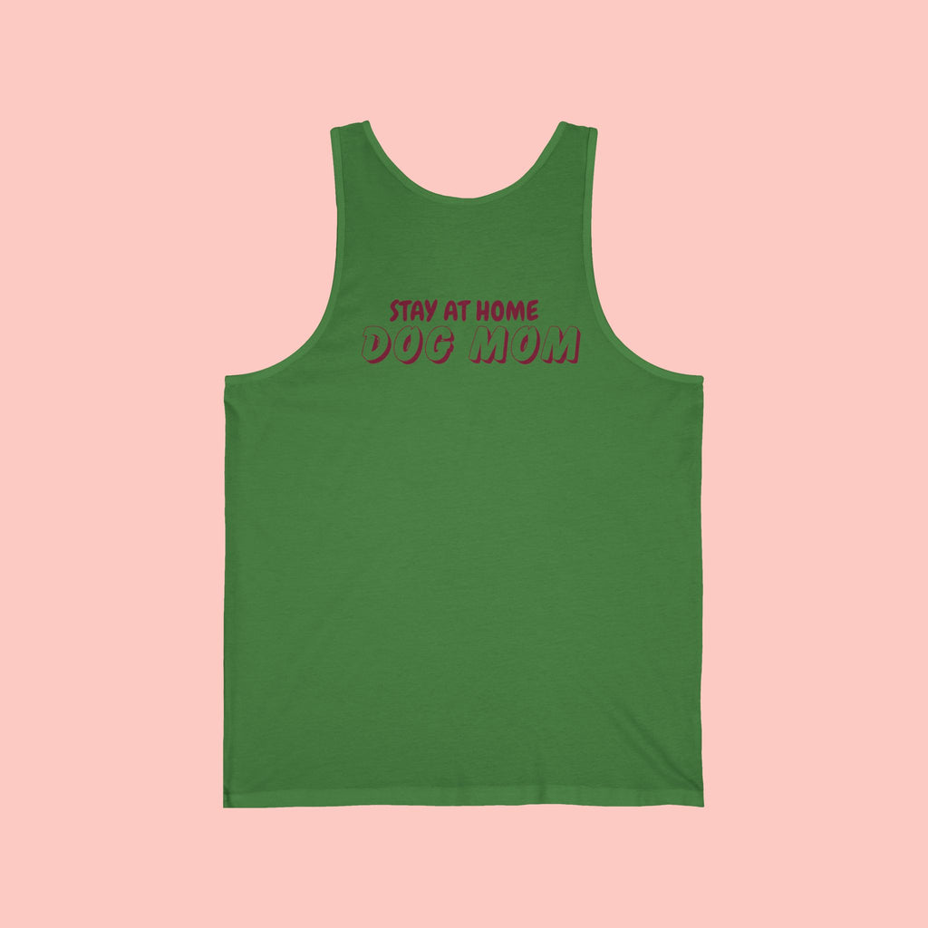 Stay At Home Dog Mom Tank Top — Cute Pet Lover Summer Tank