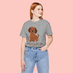 Dachshund Puppy Tee — "Nothing Better Than My Dog" Cute Dog Lover T-Shirt