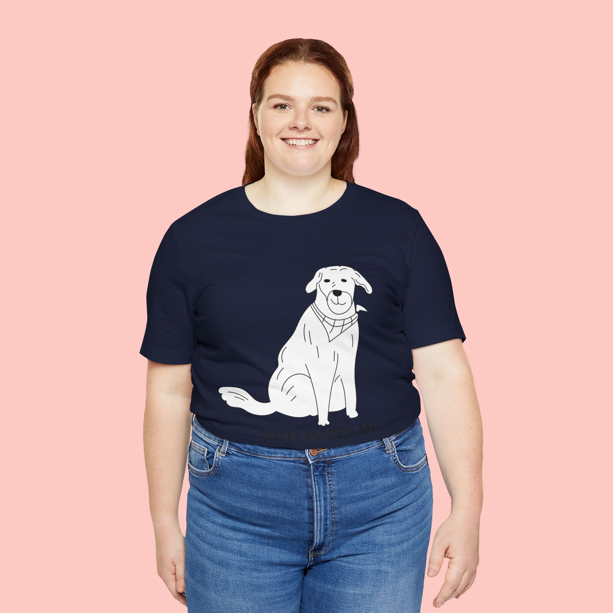 Mom Makes Me Happy Dog T-Shirt