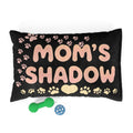 Mom's Shadow Pet Bed — Soft Pawprint Dog & Cat Cushion