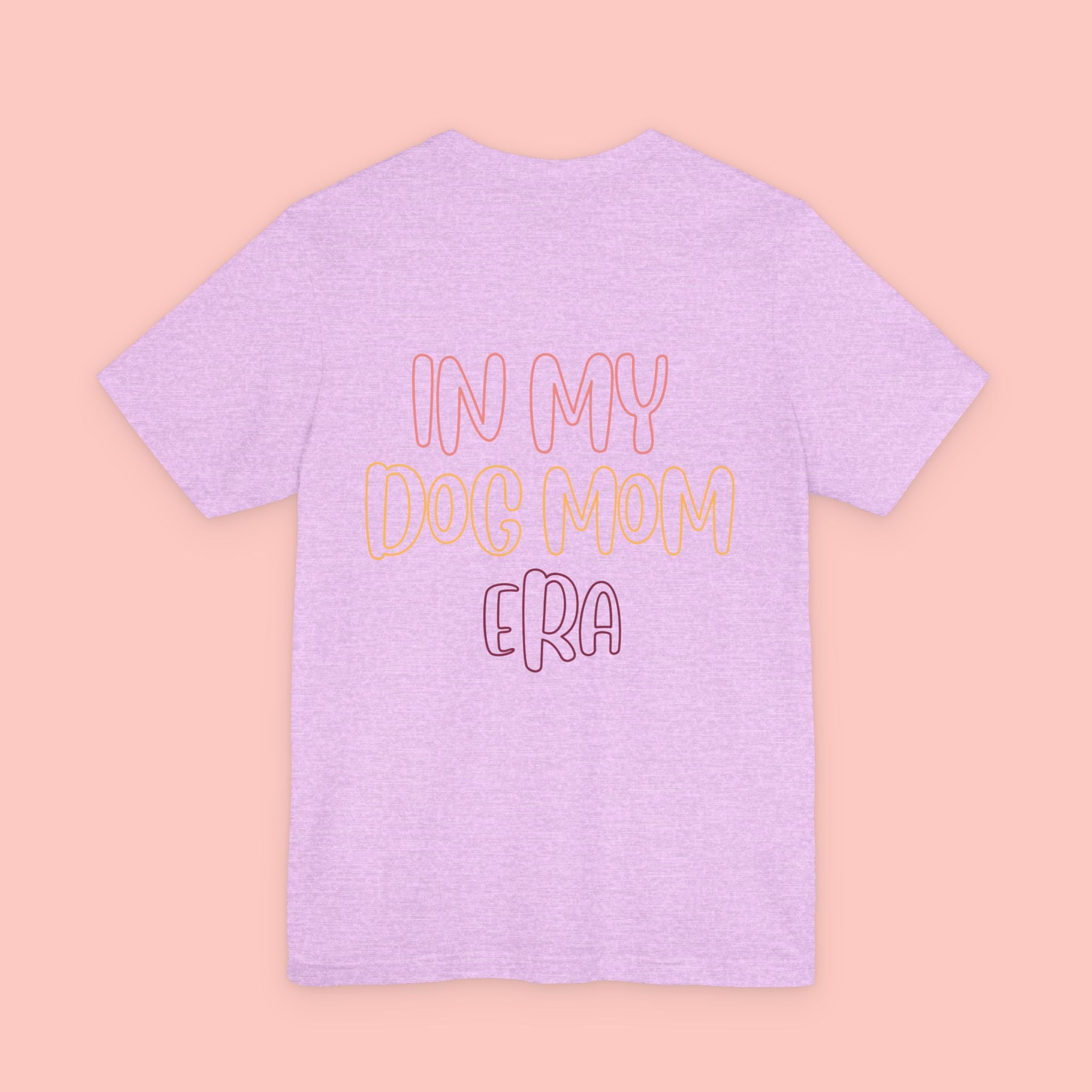 Dog Mom Tee — "In My Dog Mom Era" Cute Pastel Graphic T-Shirt