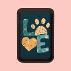 Paw Love Vegan MagSafe Wallet — Card Holder for Pet Lovers