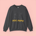 Dog Mama Crewneck Sweatshirt – Cute Paw Print & Puppy Graphic