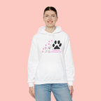 Dog Lover Hoodie — "Pawprints Wherever I Go" Pullover