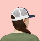 Dog Mom Trucker Cap — Rhinestone Lettering Snapback Hat
