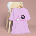 Dog Pawprint T-Shirt — "Pawprints Everywhere I Go" Cute Pet Lover Tee